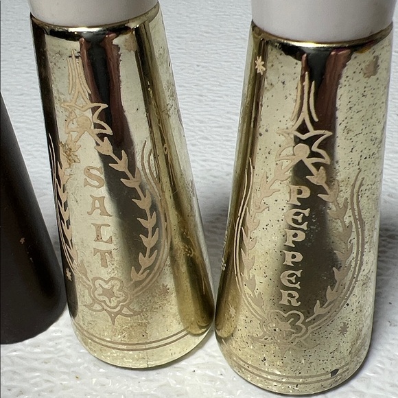 Vintage Wood and Glass Salt and Pepper Shaker Sets Very Old - Picture 3 of 6